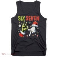 Funny Christmas Six Seven 67 Meme Tank Top thumb 0