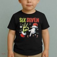 Funny Christmas Six Seven 67 Meme Toddler T-Shirt thumb 2