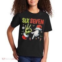 Funny Christmas Six Seven 67 Meme Kids T-Shirt thumb 2