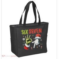 Funny Christmas Six Seven 67 Meme Tote Bag thumb 2