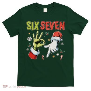 Funny Christmas Six Seven 67 Meme T-Shirt