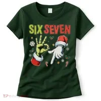 Funny Christmas Six Seven 67 Meme Women's T-Shirt thumb 0