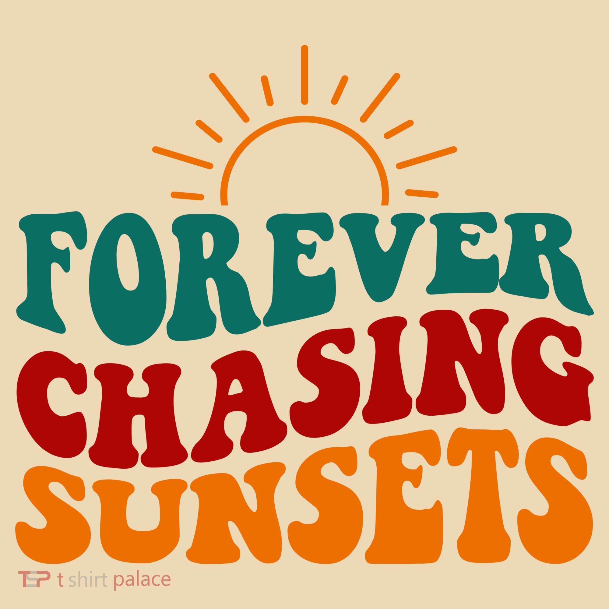 Forever Chasing Sunsets Cute Tote Bag