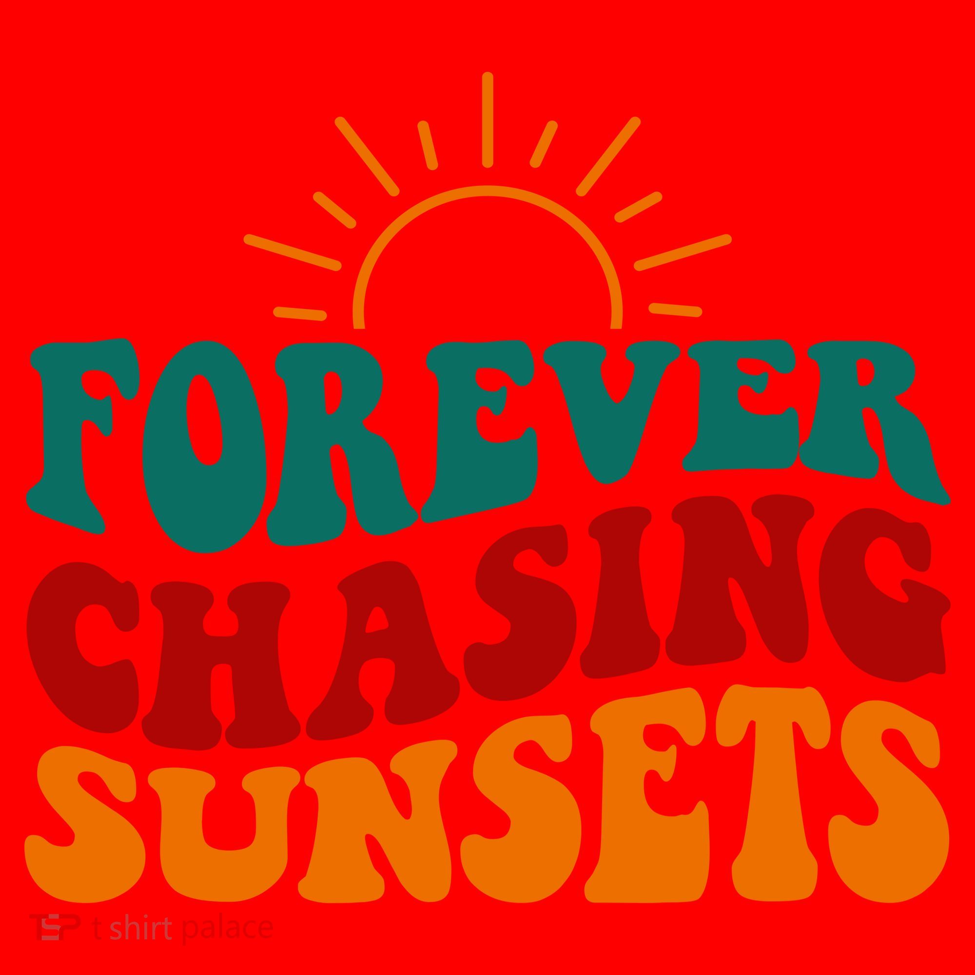 Forever Chasing Sunsets Cute Santa Hat