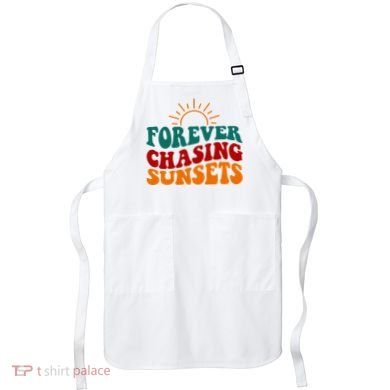 Forever Chasing Sunsets Cute Apron
