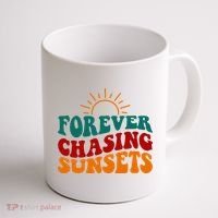 Forever Chasing Sunsets Cute Coffee Mug thumb 1