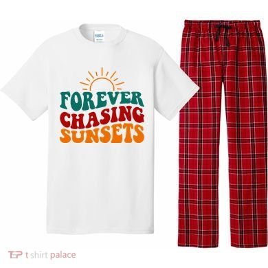 Forever Chasing Sunsets Cute Pajama Set