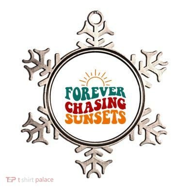 Forever Chasing Sunsets Cute Ornament