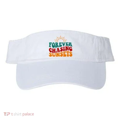 Forever Chasing Sunsets Cute Visor