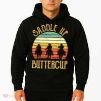 Funny Cowgirl Southern Western Saddle Up Buttercup Hoodie thumb 2