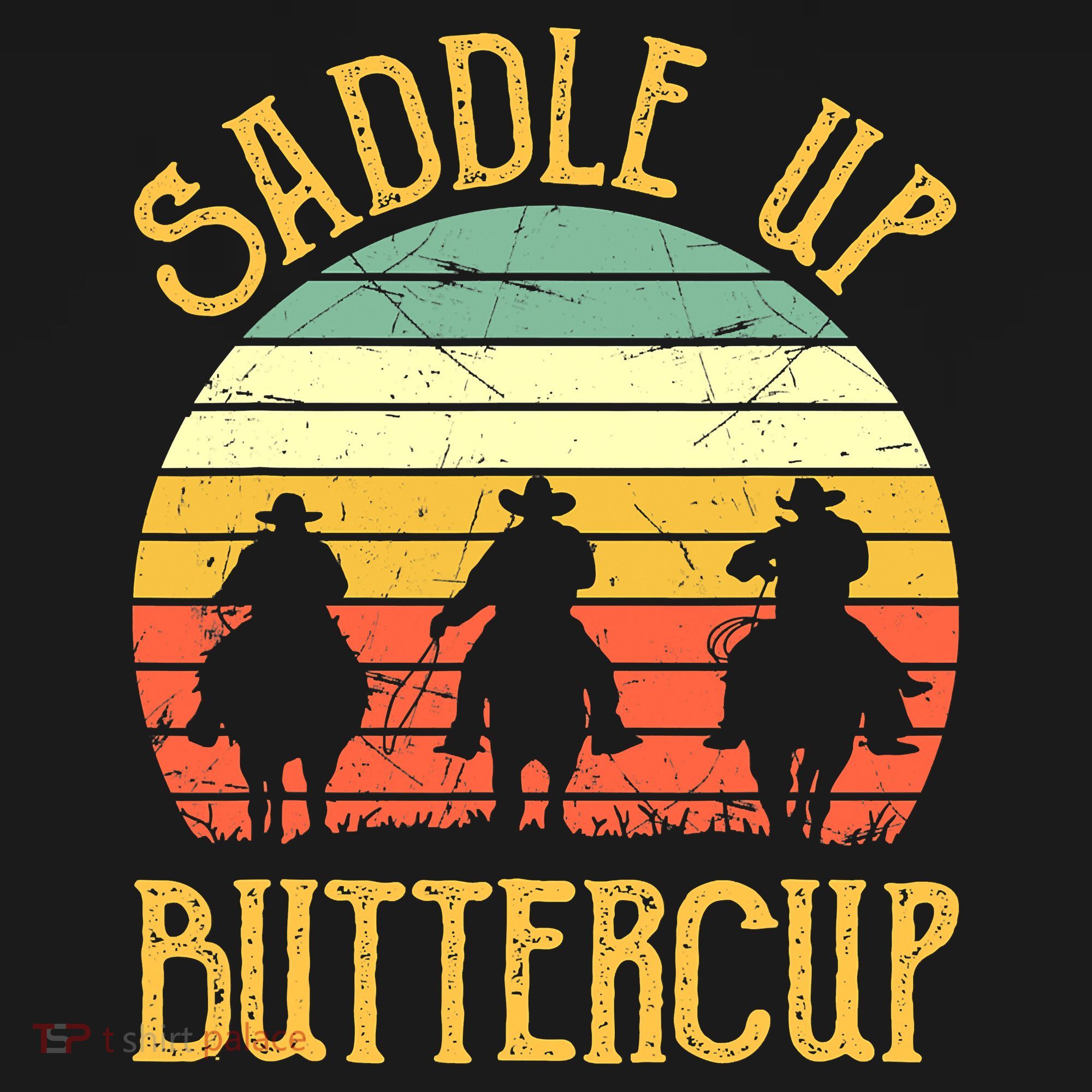 Funny Cowgirl Southern Western Saddle Up Buttercup Women's Hoodie