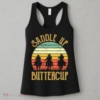 Funny Cowgirl Southern Western Saddle Up Buttercup Women's Tank Top thumb 3