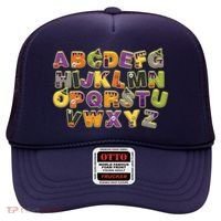 Funny Creepy Spooky Alphabet Letters Hat thumb 0