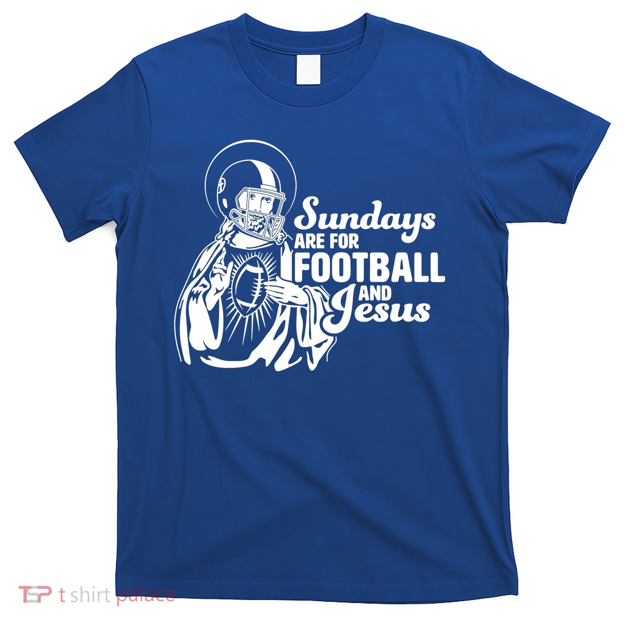 Funny Christian Sundays Are For Football And Jesus T-Shirt