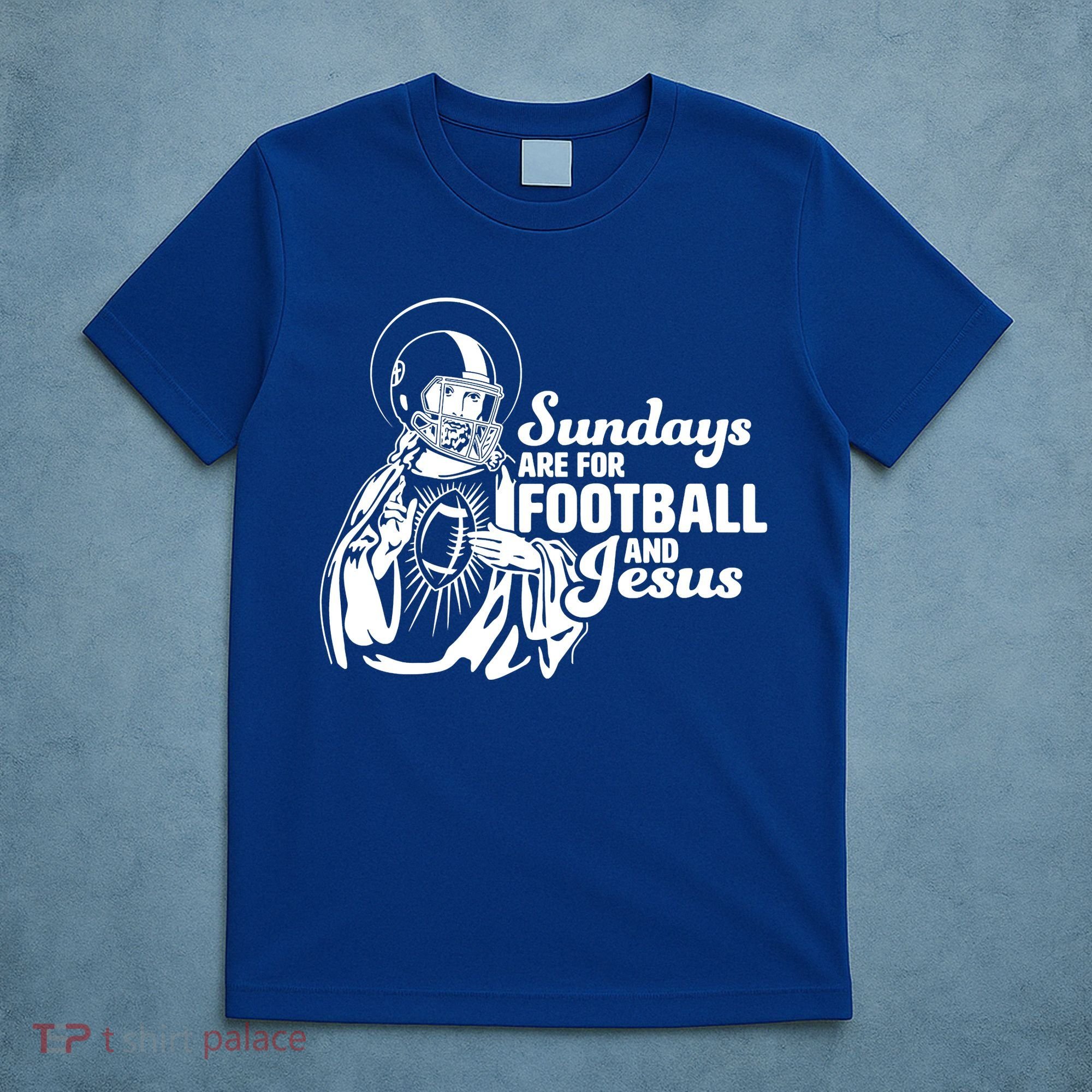 Funny Christian Sundays Are For Football And Jesus T-Shirt