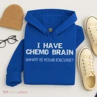 Funny Cancer Sucks Gift I Have Chemo Brain Gift Hoodie thumb 4