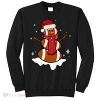 Football Christmas Snowman Sweatshirt thumb 0