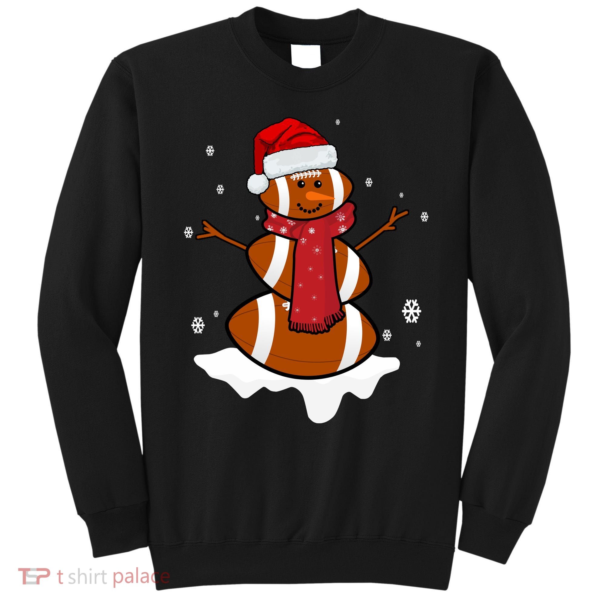 Football Christmas Snowman Sweatshirt