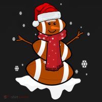 Football Christmas Snowman Mousepad thumb 1