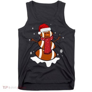 Football Christmas Snowman Tank Top