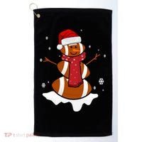 Football Christmas Snowman Golf Towel thumb 0