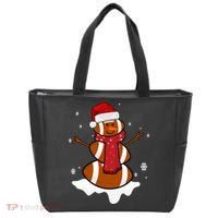 Football Christmas Snowman Tote Bag thumb 0