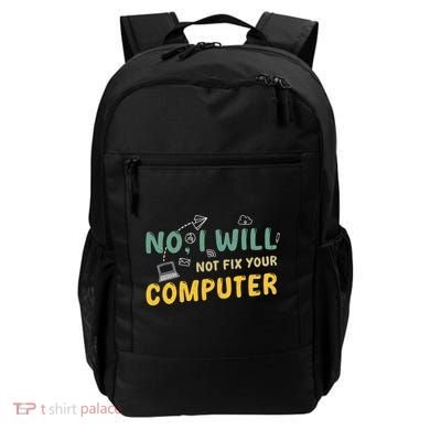 Funny Computer Science Programmer Quote Technician Cool Joke Cool Gift Backpack