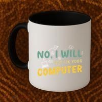 Funny Computer Science Programmer Quote Technician Cool Joke Cool Gift Coffee Mug thumb 2