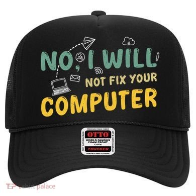 Funny Computer Science Programmer Quote Technician Cool Joke Cool Gift Hat