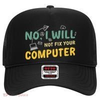 Funny Computer Science Programmer Quote Technician Cool Joke Cool Gift Hat thumb 0