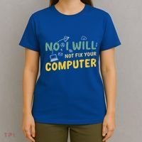 Funny Computer Science Programmer Quote Technician Cool Joke Cool Gift T-Shirt thumb 4
