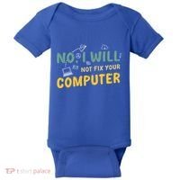 Funny Computer Science Programmer Quote Technician Cool Joke Cool Gift Baby Bodysuit thumb 0
