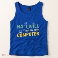 Funny Computer Science Programmer Quote Technician Cool Joke Cool Gift Tank Top thumb 2