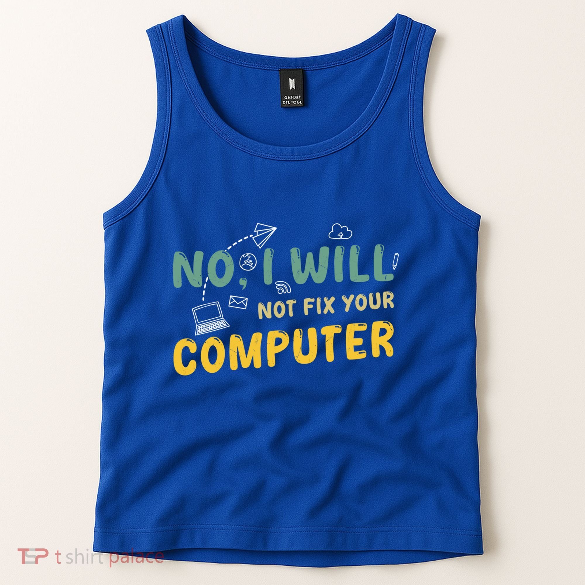 Funny Computer Science Programmer Quote Technician Cool Joke Cool Gift Tank Top