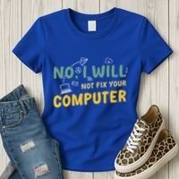 Funny Computer Science Programmer Quote Technician Cool Joke Cool Gift Women's T-Shirt thumb 3