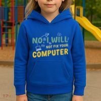 Funny Computer Science Programmer Quote Technician Cool Joke Cool Gift Kids Hoodie thumb 3