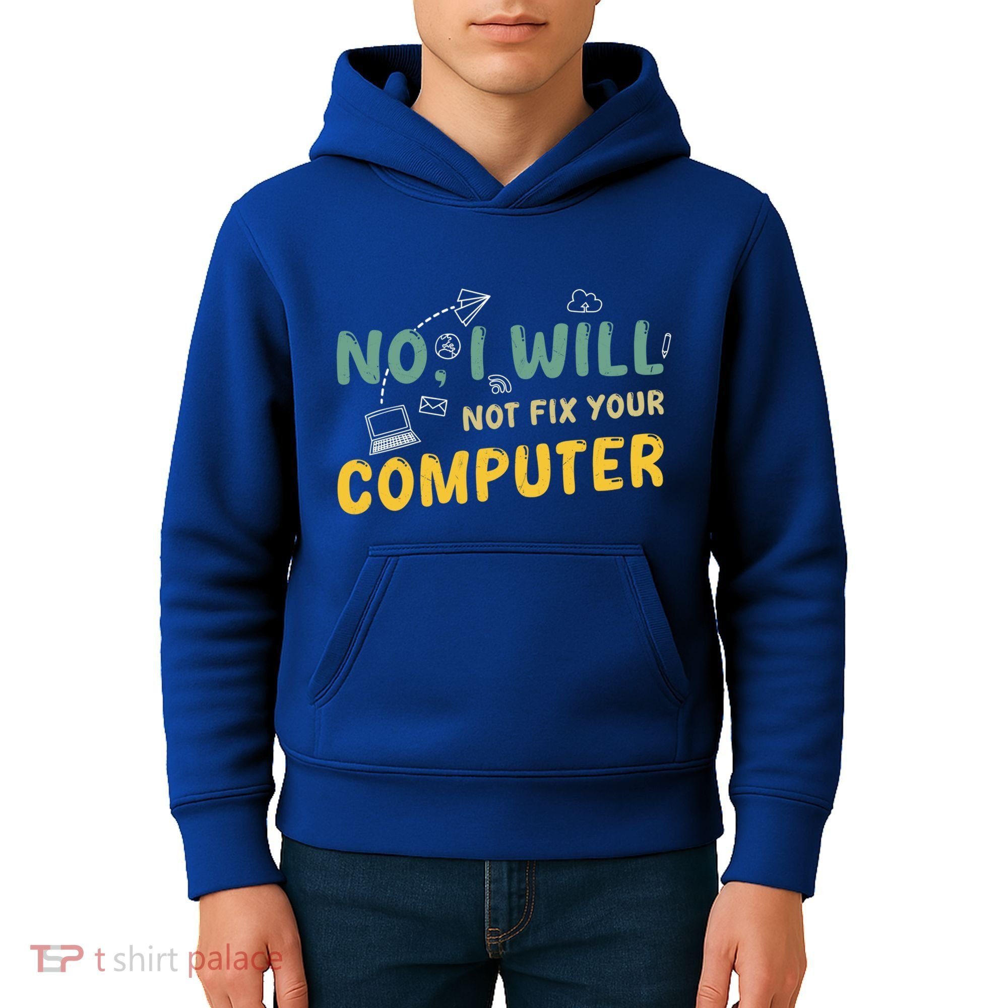 Funny Computer Science Programmer Quote Technician Cool Joke Cool Gift Kids Hoodie