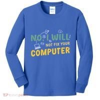 Funny Computer Science Programmer Quote Technician Cool Joke Cool Gift Kids Long Sleeve Shirt thumb 0