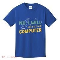 Funny Computer Science Programmer Quote Technician Cool Joke Cool Gift Kids T-Shirt thumb 0
