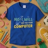 Funny Computer Science Programmer Quote Technician Cool Joke Cool Gift Kids T-Shirt thumb 3