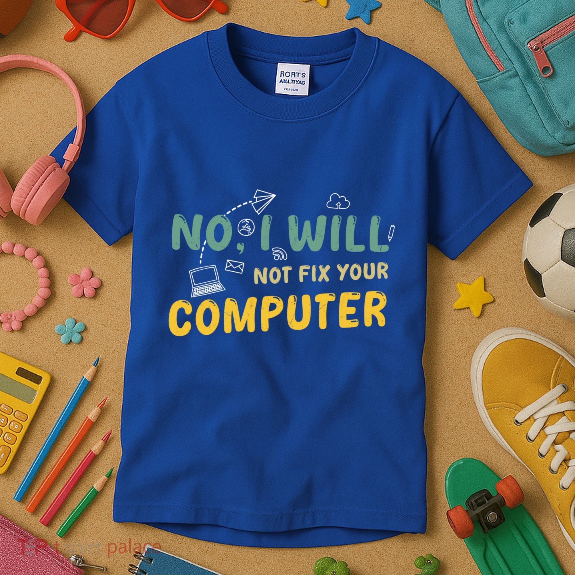 Funny Computer Science Programmer Quote Technician Cool Joke Cool Gift Kids T-Shirt