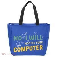 Funny Computer Science Programmer Quote Technician Cool Joke Cool Gift Tote Bag thumb 0