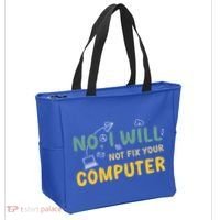 Funny Computer Science Programmer Quote Technician Cool Joke Cool Gift Tote Bag thumb 2
