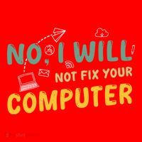 Funny Computer Science Programmer Quote Technician Cool Joke Cool Gift Santa Hat thumb 1