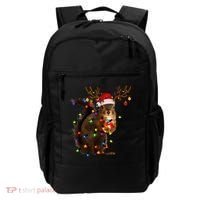 Funny Christmas Squirrel Lights Reindeer Christmas Costume Backpack thumb 0