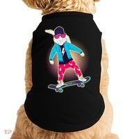 Funny Cool Skateboarding Easter Bunny Rabbit Doggie Tank thumb 0