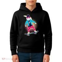 Funny Cool Skateboarding Easter Bunny Rabbit Kids Hoodie thumb 4