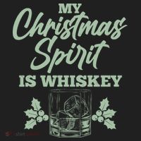 Funny Christmas Spirit Is Whiskey Women's Sweatshirt thumb 2