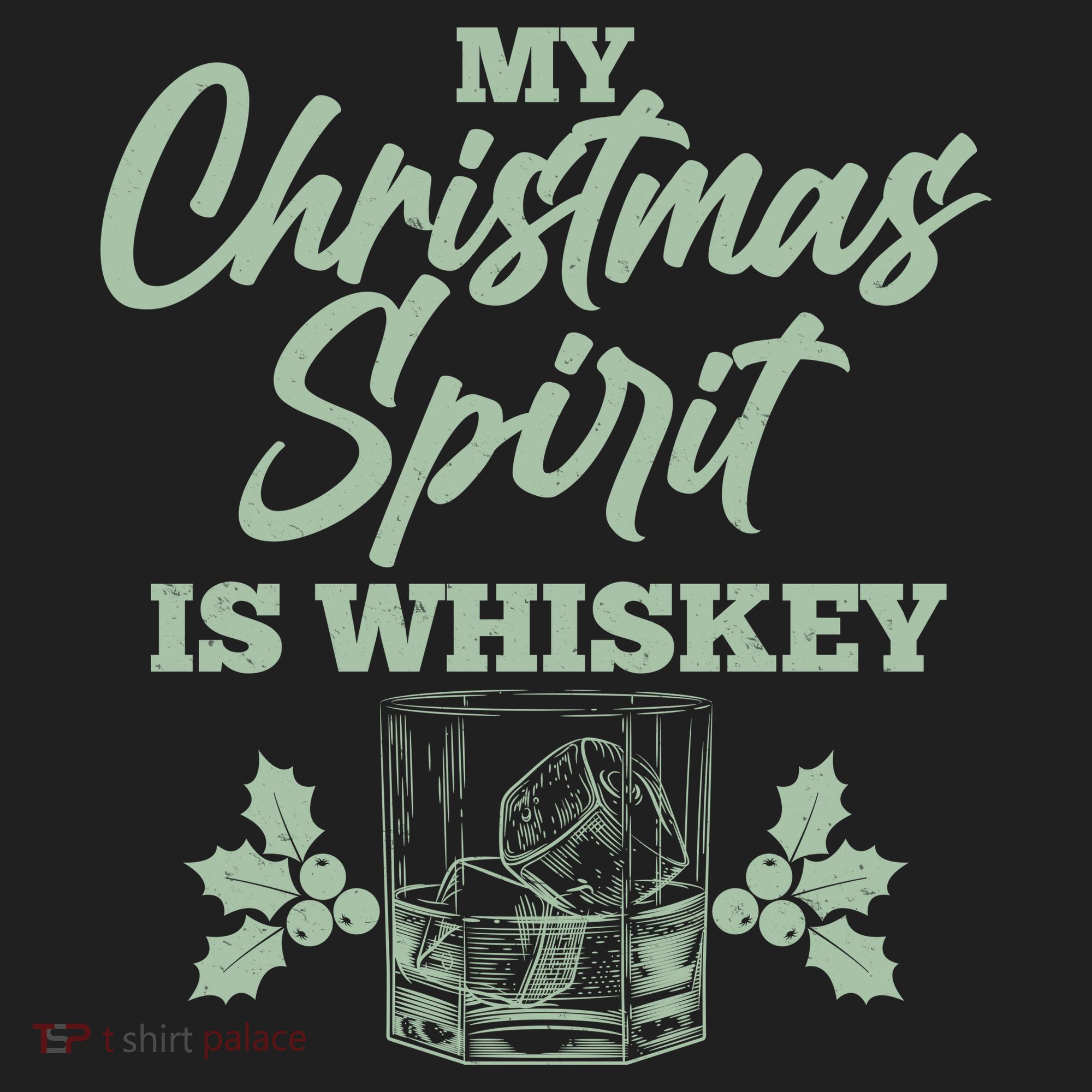Funny Christmas Spirit Is Whiskey Beanie