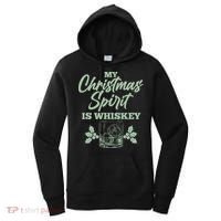 Funny Christmas Spirit Is Whiskey Women's Hoodie thumb 0